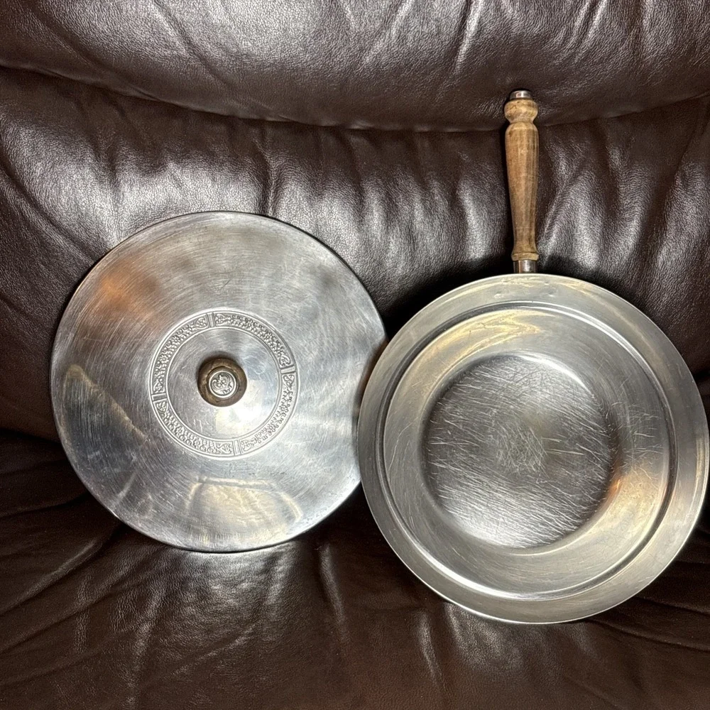 Vintage Stainless Steel Pan 10.5